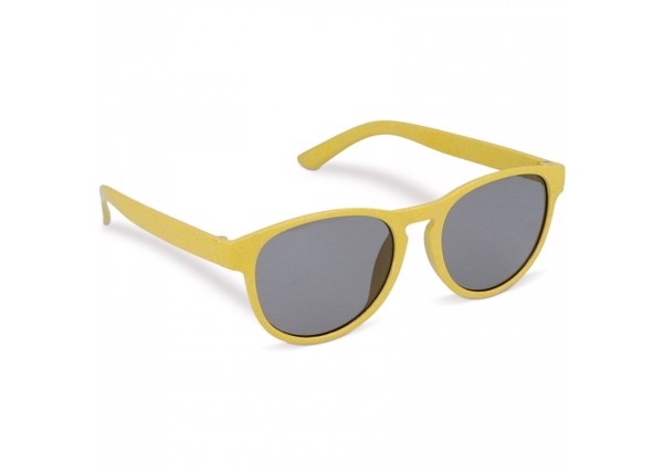 Sunglasses wheat straw Earth UV400 - Yellow