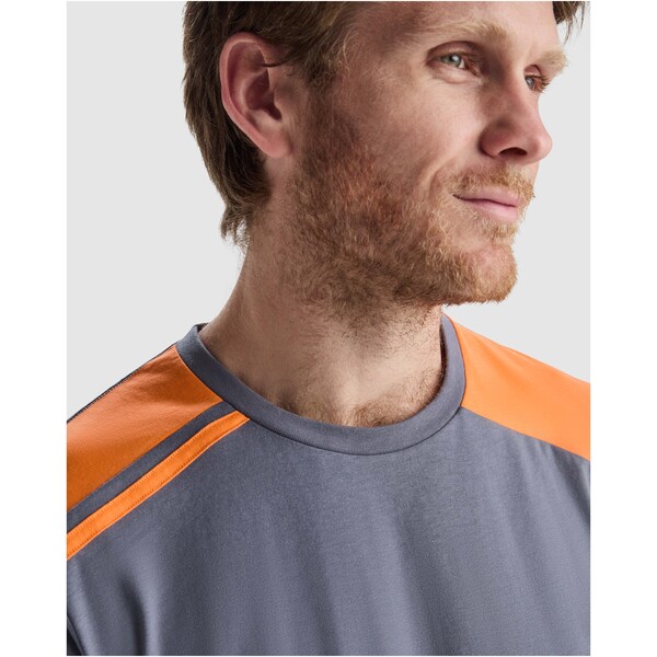 T-shirt a maniche corte da uomo in tessuto da 160 g/m² Expedition - Piombo / Nero / L