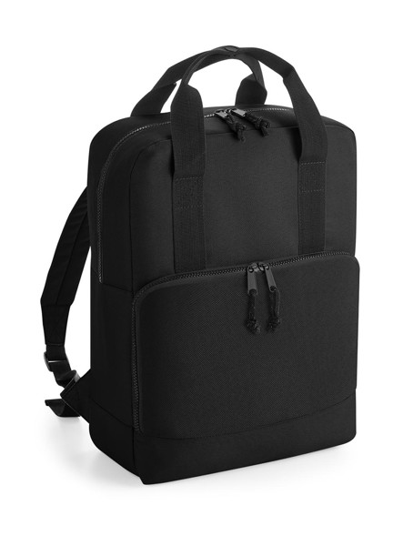 Recycled Twin Handle Cooler Backpack - Black / ONE SIZE