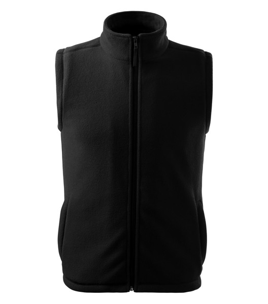 Fleece Vesta Unisex Rimeck® Next - Černá / XL