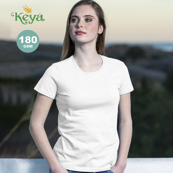 Camiseta Mujer Blanca "keya" WCS180 - Blanco / S