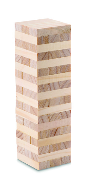 Tower game in cotton pouch Pisa