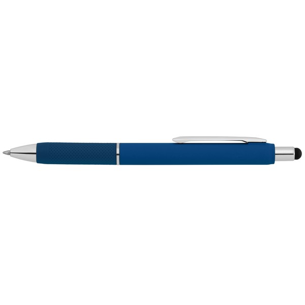 Serena Stylo Gel rétractable avec Stylet - Bleu roi / Sérigraphie