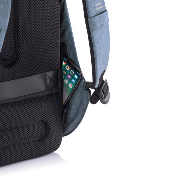 Xd Design Bobby Hero backpack, USB, 15.6 inch laptop - Light Blue / Black