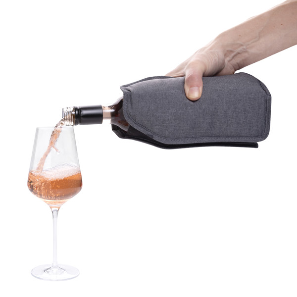 Vino Aware tulec za vino rPET, 225x155x25 mm - Siva