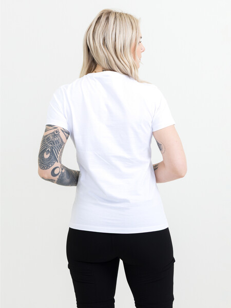 Printer Heavy V Lady t-shirt White XS