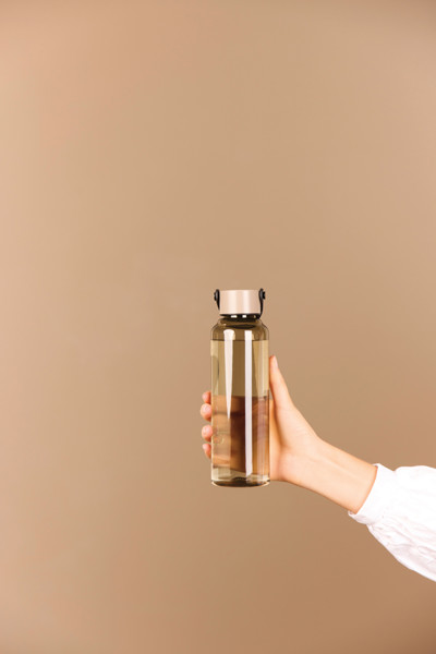 VINGA Baltimore RCS RPET bottle 550 ML - Greige