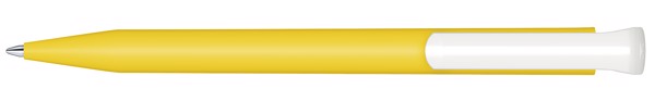 Senator® Super Hit Bio, Push Ball Pen - Yellow Similar PMS 123