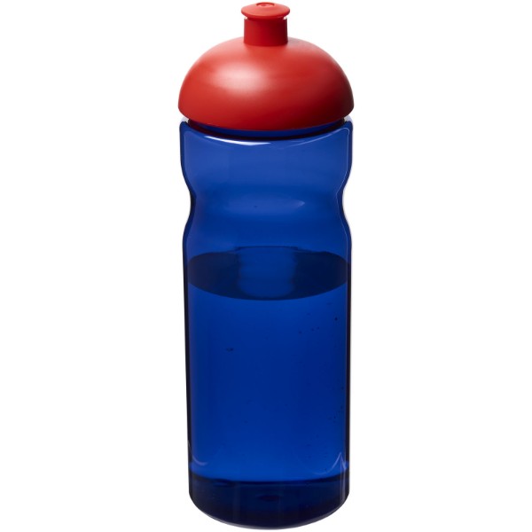 Bouteille de sport H2O Active® Eco Base 650ml avec couvercle dôme - Bleu royal / Rouge