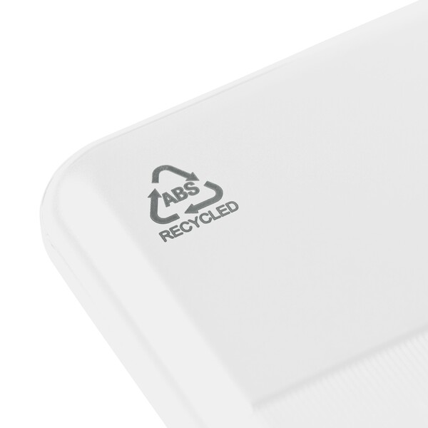 Recycled ABS powerbank Tavi - white