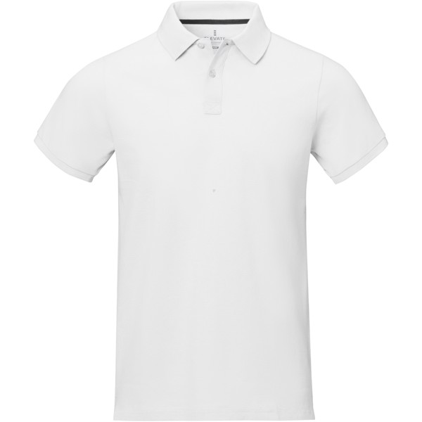 Calgary short sleeve men's polo - White / S