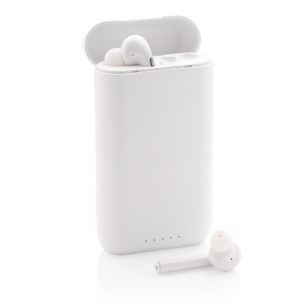 TWS sluchátka Liberty s powerbankou 5 000 mAh