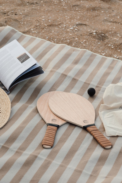 VINGA Colos strand tennis spil, brun