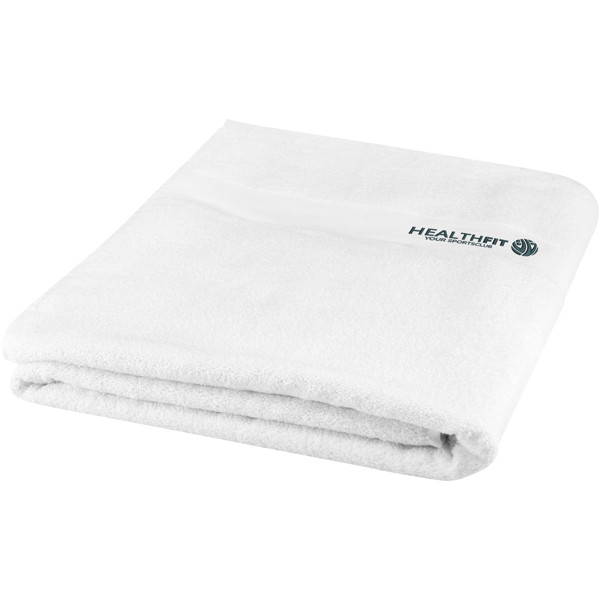 Riley 550 g/m² cotton towel 100x180 cm - White