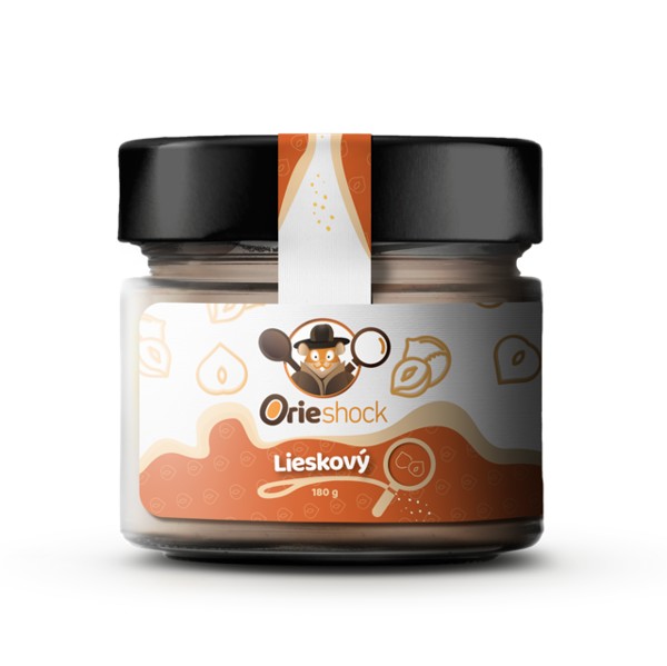 Orieshock Lieskový krém 180g 100% naturálny