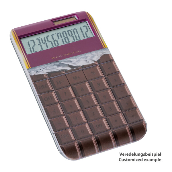 Calculatrice solaire SPECTACULATOR - blanc