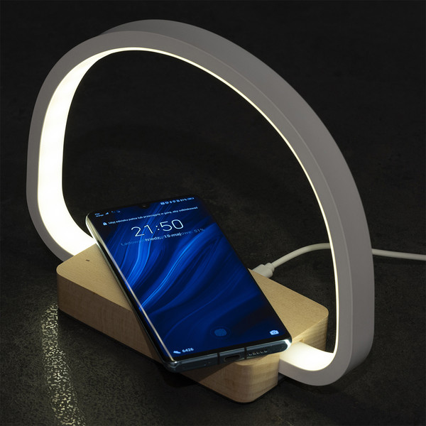 Harbour wireless charger with lamp
