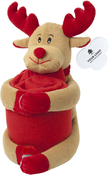 Peluche comprenant un plaid polaire Andrew - Custom / Multicolor