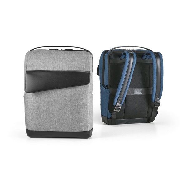 MOTION BACKPACK. Mochila em 600D e polipele - Cinzento Claro