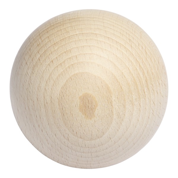 Massage Ball / Fascia Ball Made of Wood, 8cm, "Made in Europe" - Wood