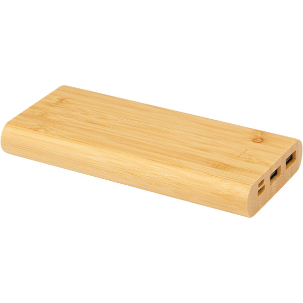Tulda 10,000 mAh powerbank af bambus