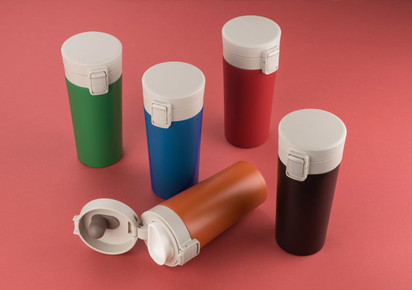 Travel mug STAR 350 ml - black