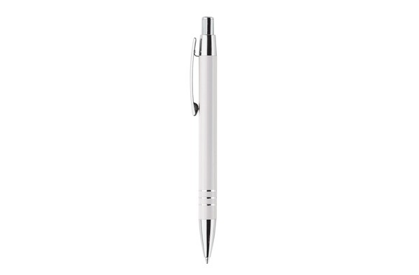 Aluminum ball pen in a tube - White