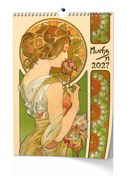 Nástěnný Kalendář A3 - Alfons Mucha 2027