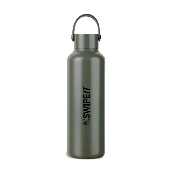 VINGA Termo lahev Baltimore 600 ml z RCS recykl. oceli - Zelená