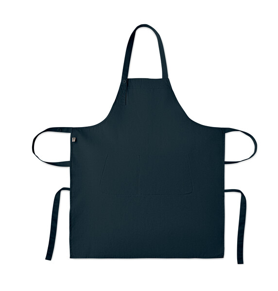 Tablier en coton bio 240 gr/m² Gamma - Bleu