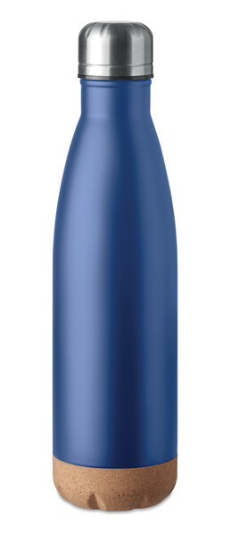Bouteille double paroi 500 ml Aspen Cork - Bleu