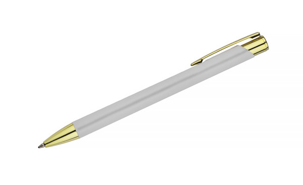 Ball pen GOLDEN - white