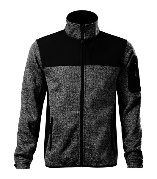 Softshellová Bunda Pánská Rimeck® Casual - Knit Gray / M