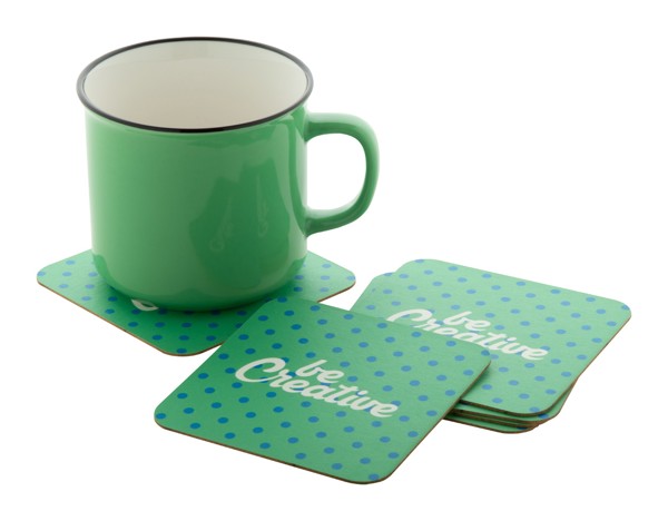 Paper Coaster CreaPint, Square - White