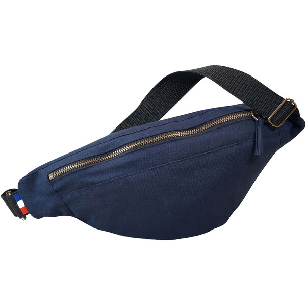 Citizen Green Margote cotton waist bag - Navy