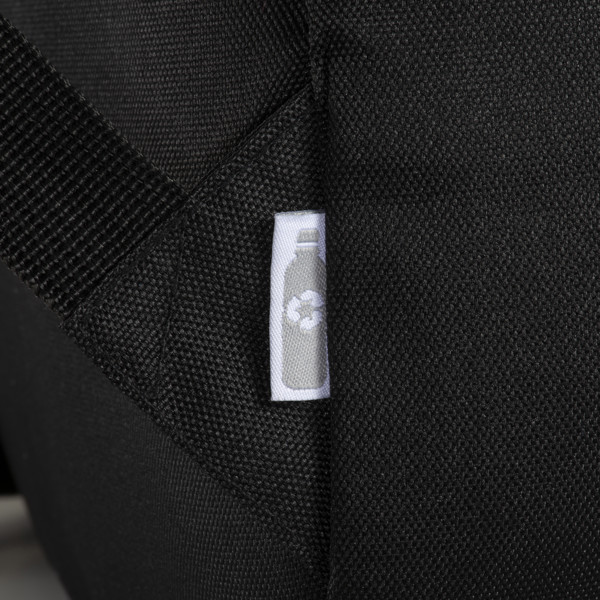 Zaino Porta Pc In Pet Riciclato Effetto Melange - Nero