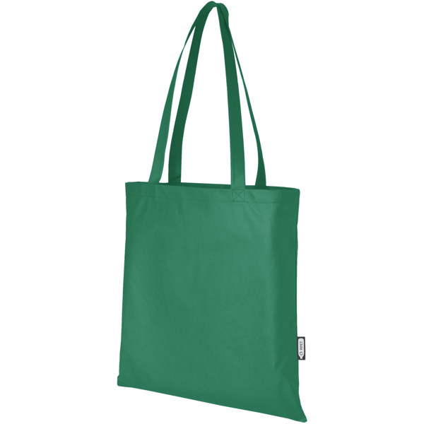 Tote bag convention in tessuto non tessuto riciclato certificato GRS Zeus 6l - Verde