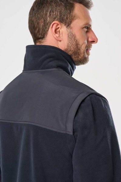 Fleece Jacket With Removable Sleeves - Dark Grey / 2XL
