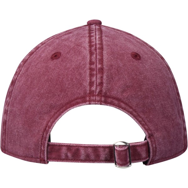 Grafton 6 panel 270 g/m² washed cap - Burgundy