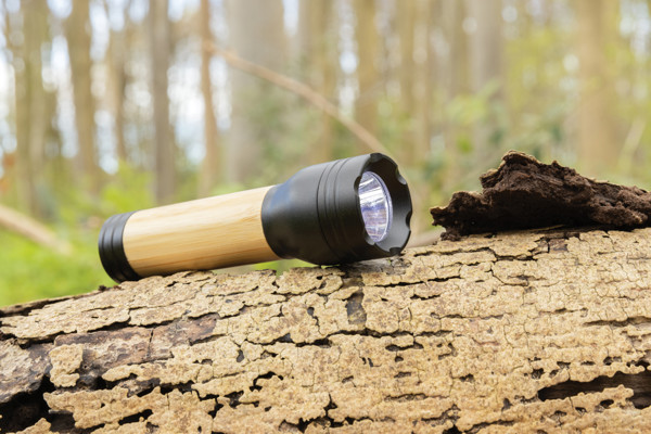 Lucid 3W RCS certified recycled plastic & bamboo torch