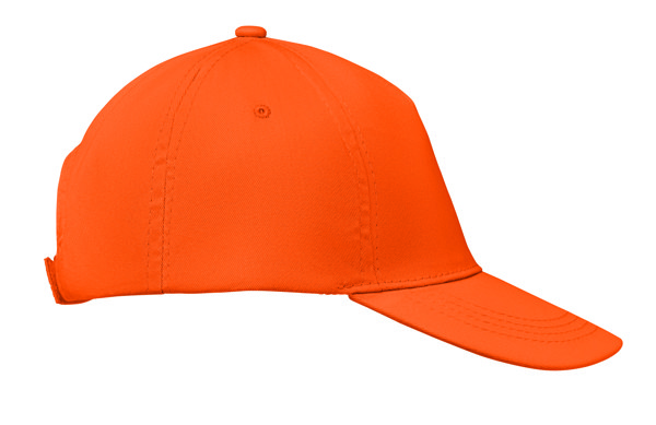 5 panel baseball cap 160 gr/m Buzz - Orange