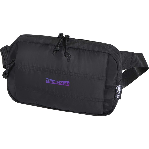 Sac pour la taille Puffer recyclé certifié GRS de 1,5 L - Noir