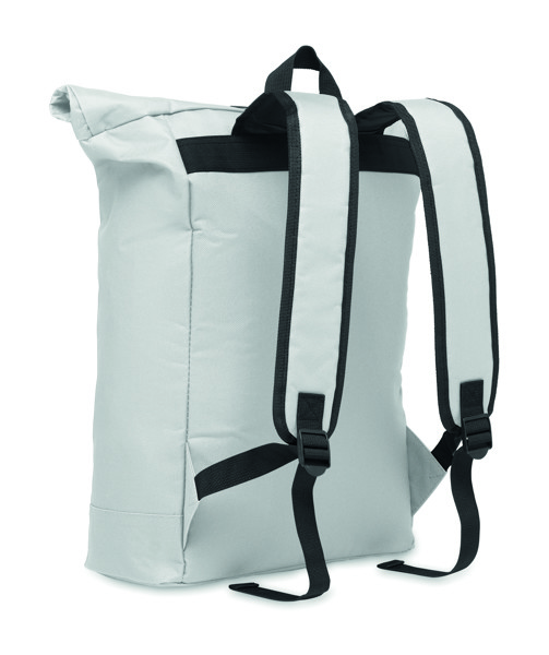 Nahrbtnik Irea rolltop, 600D poliester, 15 inch - Bela