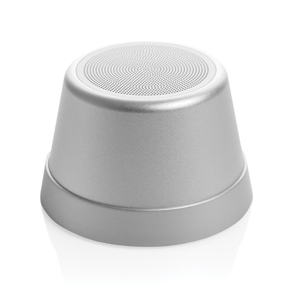 Nivio RCS recycled aluminum magnetic 5W Speaker - Silver
