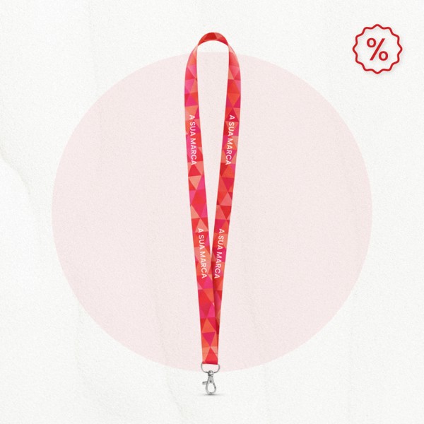 Fita Lanyard com 1 Mosquetão