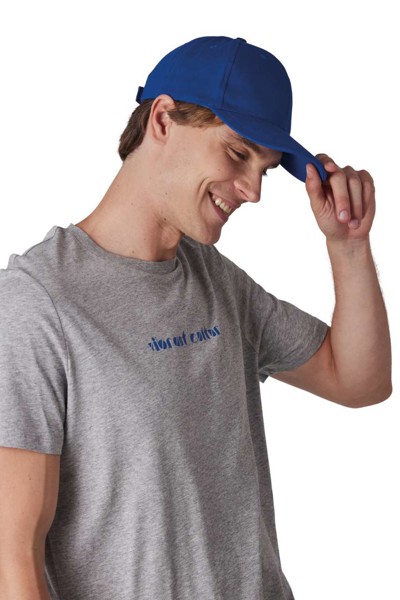 6 Panels Organic Cotton Cap - White
