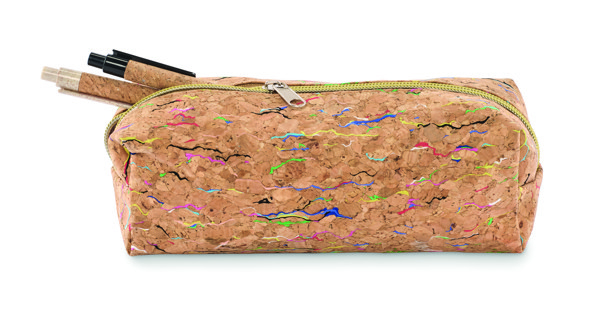 Coloured cork pencil case Corchaso