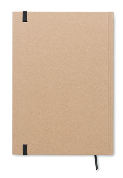 A5 recycled page notebook Musa - Black