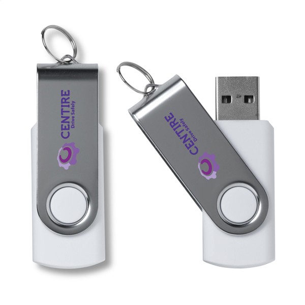 Twist clé USB en stock 16 GB - Blanc / 16GB