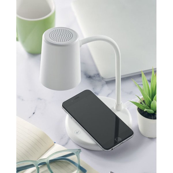 Lampe haut-parleur & chargeur Spot